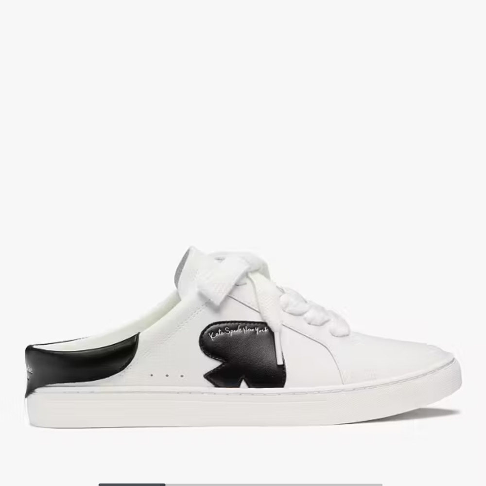 Kate Spade- Charli Smooth Leather Mule Sneaker